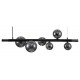 Подвесной светильник Indigo 11026/8PL Black Canto