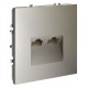Розетка двойная Ethernet RJ-45 без рамки Voltum VLS060204 S70