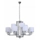 Подвесная люстра Newport 35408+4/C chrome без абажуров 35400