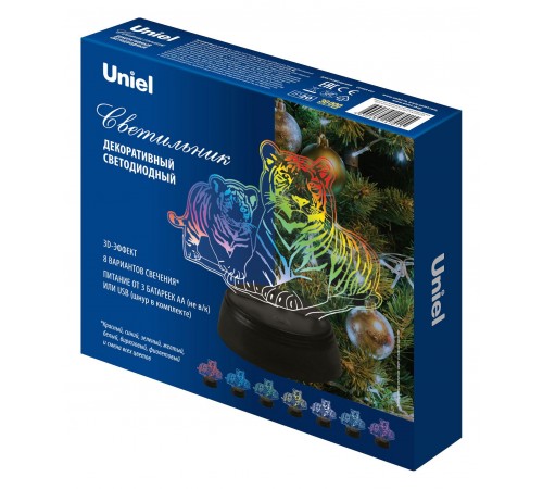 Зверь декоративный ULI-M508 RGB/3AA TIGER FAMILY/BLACK UL-00008403 Зверь декоративный ULI-M508 RGB/3AA TIGER FAMILY/BLACK UL-00008403