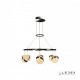 Подвесная люстра iLedex C4474-6 CR Crystal Ball