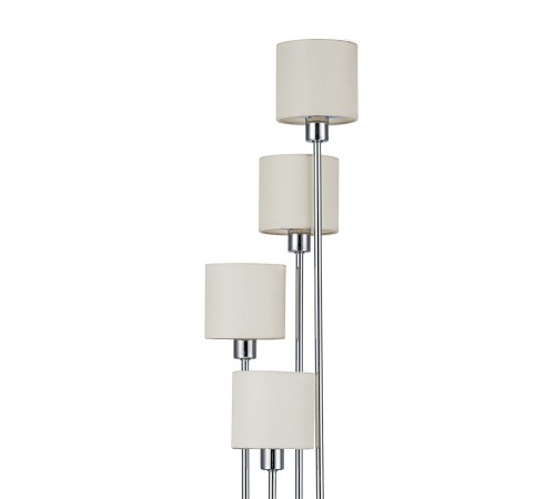 Торшер Escada 1109/4 Chrome/Beige Denver Торшер Escada 1109/4 Chrome/Beige Denver