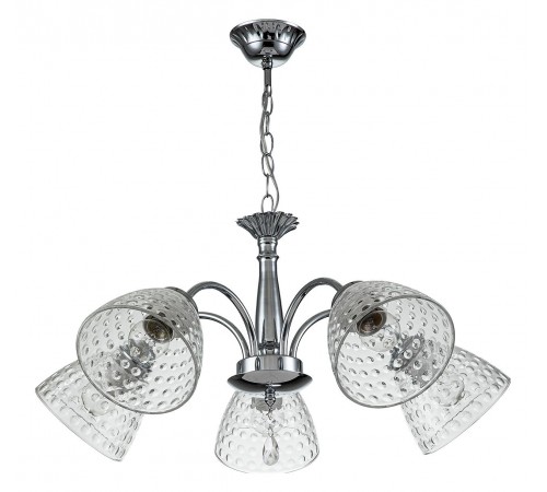 Подвесная люстра Escada 658/5PL Chrome Freesia Подвесная люстра Escada 658/5PL Chrome Freesia