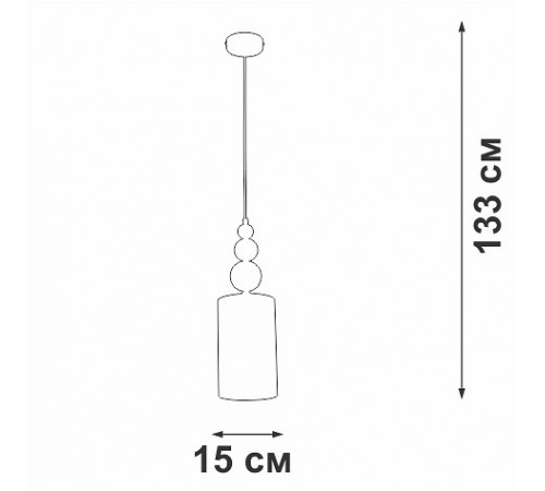 Подвесной светильник Vitaluce V2995-0/1S V2995 Подвесной светильник Vitaluce V2995-0/1S V2995