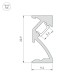 Профиль накладной Arlight 043687 SL-BEVEL