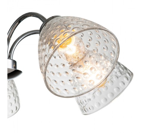 Подвесная люстра Escada 658/5PL Chrome Freesia Подвесная люстра Escada 658/5PL Chrome Freesia