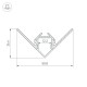 Профиль Arlight 023897 ARH-DECORE-S12-EXT-F-2000 ANOD внешний