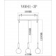 Подвесной светильник Moderli V6041-3P Scrumbel