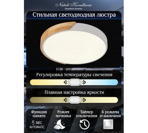 Накладной светильник Natali Kovaltseva LED LAMPS 81181 Scandinavian Накладной светильник Natali Kovaltseva LED LAMPS 81181 Scandinavian
