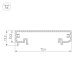 Крепеж Arlight 019883 KLUS-POWER-W70-BASE-2000 ANOD