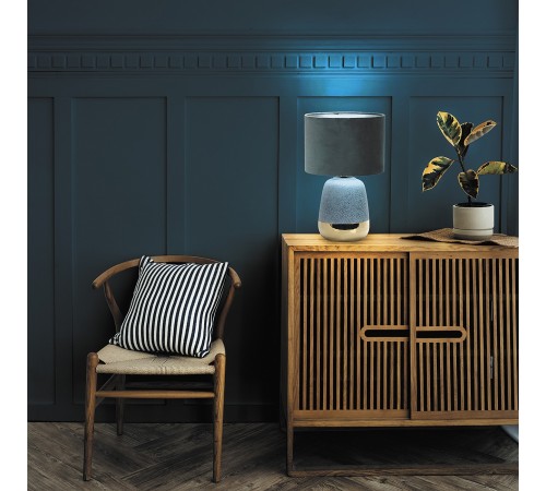 Настольная лампа декоративная Escada 10200/L Blue Hestia Настольная лампа декоративная Escada 10200/L Blue Hestia