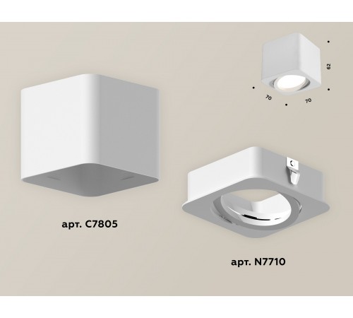 Накладной светильник Ambrella Light XS7805010 XS Накладной светильник Ambrella Light XS7805010 XS