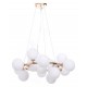 Подвесная люстра LUMINA DECO LDP 6033-15 GD Marsiada