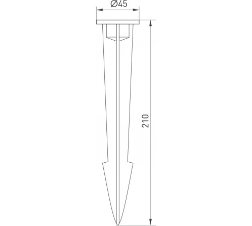 Стержнь наземный Arlight 024889 Accessories Стержнь наземный Arlight 024889 Accessories