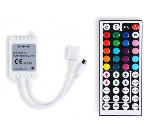Контроллер-регулятор цвета RGB с пультом ДУ Ambrella Light GS11251 GS Контроллер-регулятор цвета RGB с пультом ДУ Ambrella Light GS11251 GS