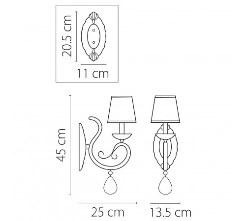 Бра Osgona 693614 Ricerco Бра Osgona 693614 Ricerco