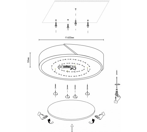 Накладной светильник Velante 445-667-01 Velante Накладной светильник Velante 445-667-01 Velante