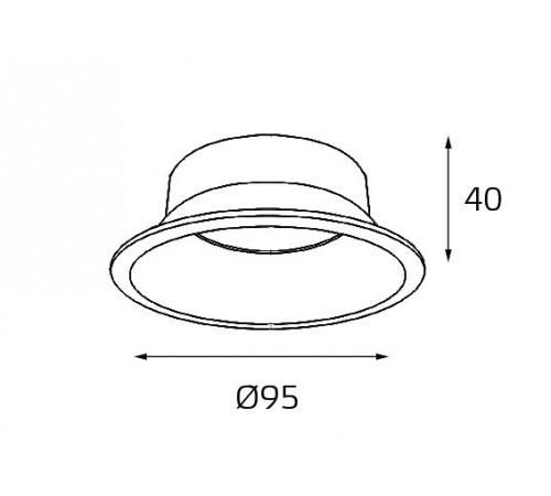 Кольцо декоративное Italline reflector for 3160 gold 3160 Кольцо декоративное Italline reflector for 3160 gold 3160