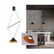 Подвесной светильник Italline IT03-1430 black/orange IT03-1429