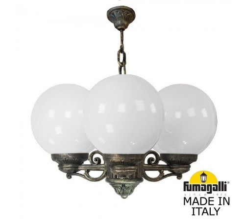 Подвесной светильник Fumagalli G25.120.S30.BYF1R Globe 250 Подвесной светильник Fumagalli G25.120.S30.BYF1R Globe 250