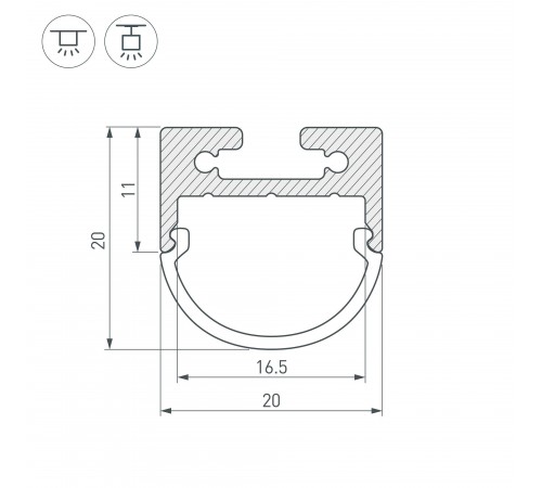 Короб универсальный Arlight 025871 ROUND Короб универсальный Arlight 025871 ROUND