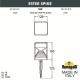 Наземный низкий светильник Fumagalli DS1.561.000.LXD1L Ester