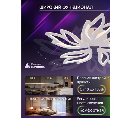 Потолочная люстра Natali Kovaltseva LED LAMPS 81118/4C RIF Потолочная люстра Natali Kovaltseva LED LAMPS 81118/4C RIF