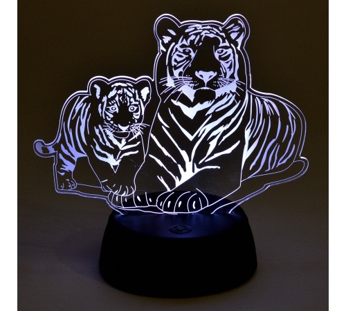 Зверь декоративный ULI-M508 RGB/3AA TIGER FAMILY/BLACK UL-00008403 Зверь декоративный ULI-M508 RGB/3AA TIGER FAMILY/BLACK UL-00008403