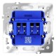 Розетка акустическая без рамки Voltum VLS060301 S70