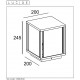 Наземный низкий светильник Lucide 27883/25/30 Claire