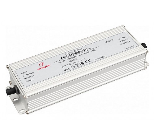 Блок питания с проводом Arlight 030033 ARPV-LG Блок питания с проводом Arlight 030033 ARPV-LG