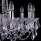 Подвесная люстра Bohemia Ivele Crystal 1402/10/240/Ni/Leafs 1402