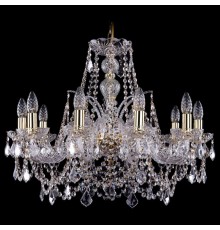 Подвесная люстра Bohemia Ivele Crystal 1411/10/240/G/Leafs 1411