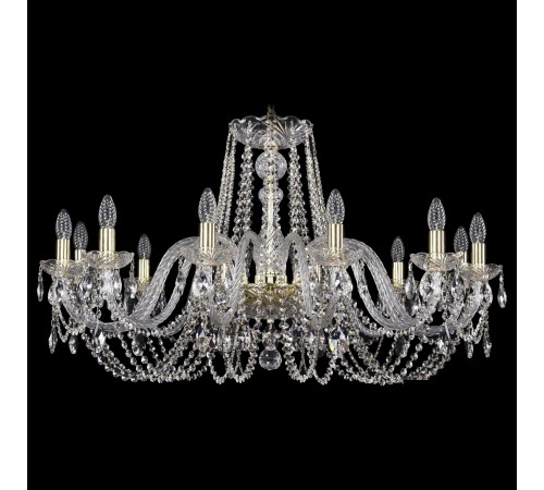 Подвесная люстра Bohemia Ivele Crystal 1402/12/360/G 1402 Подвесная люстра Bohemia Ivele Crystal 1402/12/360/G 1402