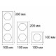 Рамка на 1 светильник Italline SP 01 white SP