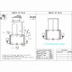 Люстра на штанге iLamp RM6201-8P CR+CL King
