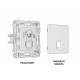 Розетка Ethernet RJ-45 и со шторками, без рамки Ambrella Volt MA212010 Quant