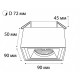 Встраиваемый светильник Italline M01-1017 white M01-1017