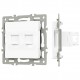 Розетка двойная RJ-12 и Ethernet RJ-45, без рамки Arlight 45336 SCT