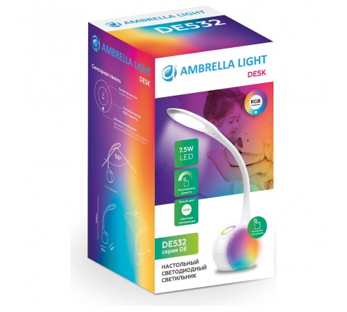 Настольная лампа офисная Ambrella Light DE532 DE Настольная лампа офисная Ambrella Light DE532 DE