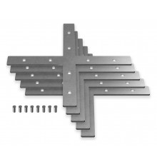 Соединитель угловой X-образный накладной Ambrella Light GP8057 Profile System GP