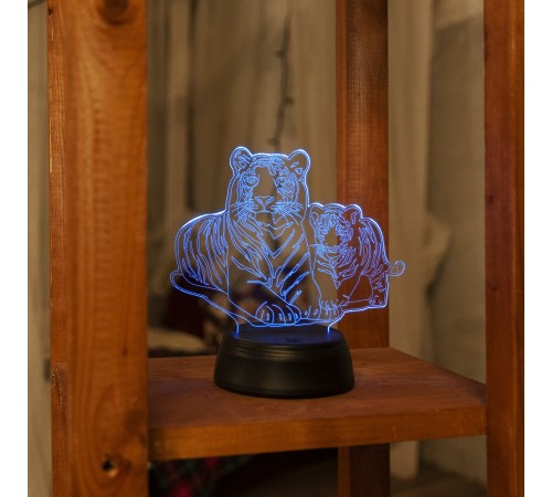 Зверь декоративный ULI-M508 RGB/3AA TIGER FAMILY/BLACK UL-00008403 Зверь декоративный ULI-M508 RGB/3AA TIGER FAMILY/BLACK UL-00008403