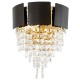 Накладной светильник LUMINA DECO LDW 7045-2 BK+GD MOLINA