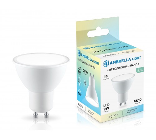 Лампа светодиодная Ambrella Light 180904 MR16 Лампа светодиодная Ambrella Light 180904 MR16