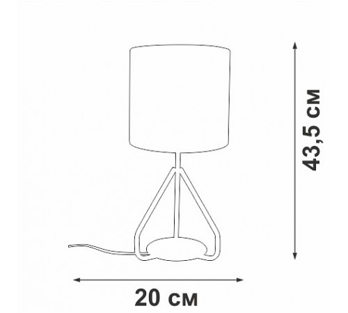 Настольная лампа декоративная Vitaluce V2899-0/1L V2899 Настольная лампа декоративная Vitaluce V2899-0/1L V2899