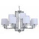 Подвесная люстра Newport 35408+4/C chrome без абажуров 35400