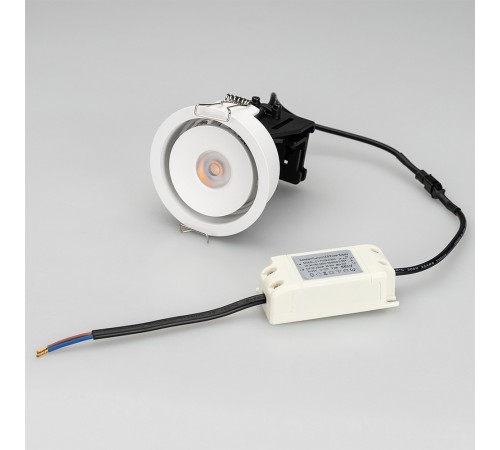Встраиваемый светильник Arlight 026868 CL-SIMPLE-R78-9W Warm3000 (WH, 45 deg)