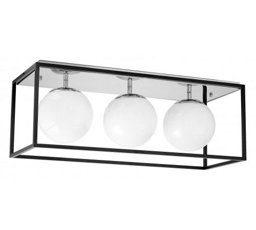 Накладной светильник LUMINA DECO LDC 8060-3 CHR+BK Накладной светильник LUMINA DECO LDC 8060-3 CHR+BK