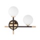 Бра LUMINA DECO LDW 6033N-2 RT BK+FGD Marsiada