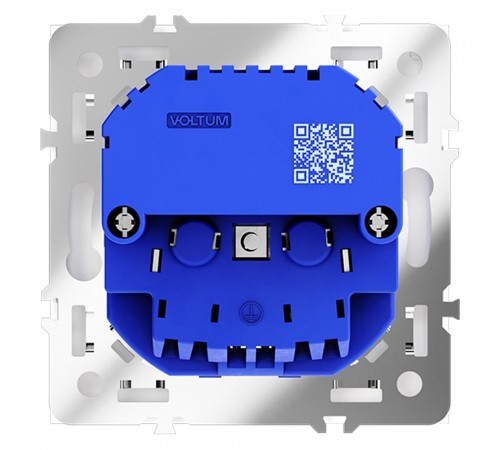 Розетка с заземлением и со шторкой и 2хUSB type A, без рамки Voltum VLS040402 S70 Розетка с заземлением и со шторкой и 2хUSB type A, без рамки Voltum VLS040402 S70